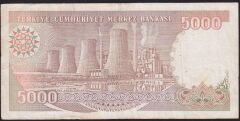 7.Emisyon 4.Tertip 5000 Lira G60 062931 Çok Temiz