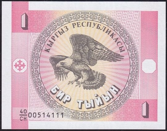 Kırgızistan 1 Tyin 1993 ÇİL Pick 1 ( 111 )