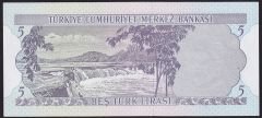 6.Emisyon 1.Tertip 5 Lira C39 016285 Çilaltı Çil