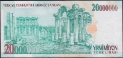 7.Emisyon 20 000 000 Lira B71 308045 Çok Çok Temiz