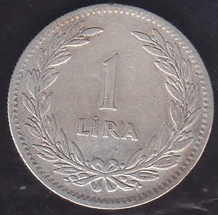 1948 YILI 1 LİRA GÜMÜŞ