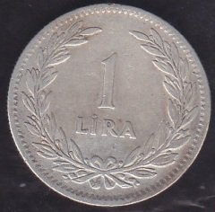 1948 YILI 1 LİRA GÜMÜŞ