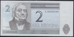 Estonya 2 Kroni 2007 Çil Pick 85b