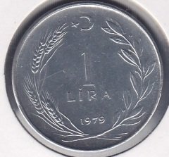 1979 YILI 1 LİRA ÇİL