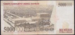 7.EMİSYON 5 000 000 LİRA C66 094038 ÇOK TEMİZ +