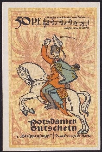 Almanya 50 Pfennig Notgeld 1921 Çilaltı Çil