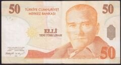 8.Emisyon 50 YTL D01 904935 Çok Temiz+