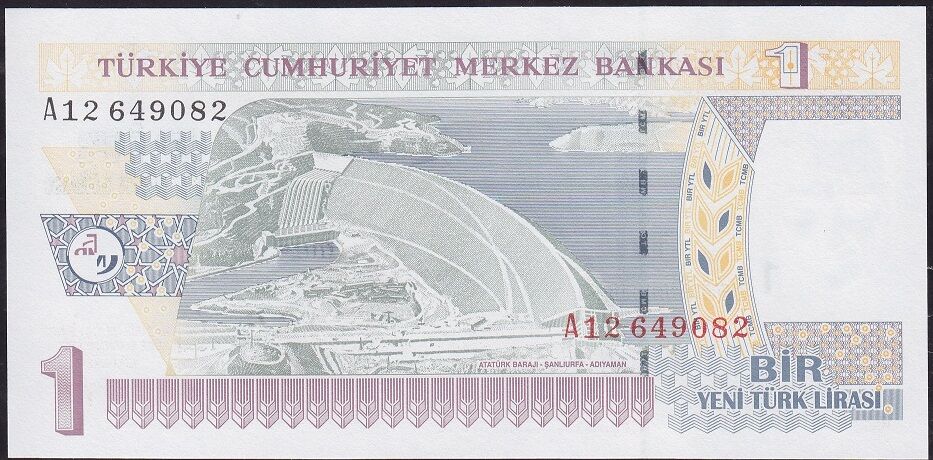 8.Emisyon 1 YTL A12 649082 Çil