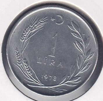 1978 YILI 1 LİRA ÇİL