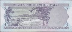 6.Emisyon 2.Tertip 5 Lira G35 190901 Çilaltı