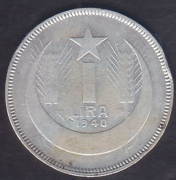 1940 YILI 1 LİRA GÜMÜŞ