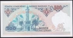 7.Emisyon 2.Tertip 500 Lira D37 284990 Çil