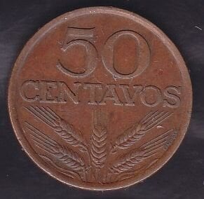 Portekiz 50 Centavos 1973