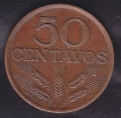 Portekiz 50 Centavos 1973