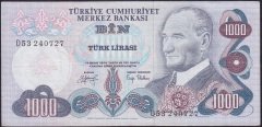 6.EMİSYON 2.TERTİP 1000 LİRA D53 240727 ÇOK TEMİZ +