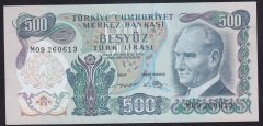 6.EMİSYON 2.TERTİP 500 LİRA M09 260613 ÇİLALTI ÇİL