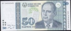 Tacikistan 50 Somoni 1999 Çil Pick 26