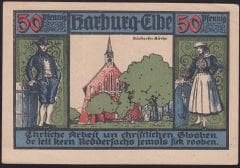 Almanya 50 Pfennig Notgeld 1921 Çil