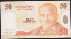 8.Emisyon 50 YTL D04 436326 Çok Çok Temiz+
