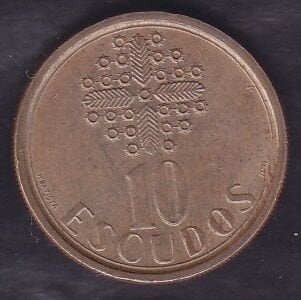 Portekiz 10 Escudos 1987