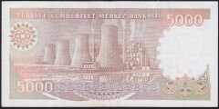 7.Emisyon 4.Tertip 5000 Lira G43 047855 Çok Temiz+