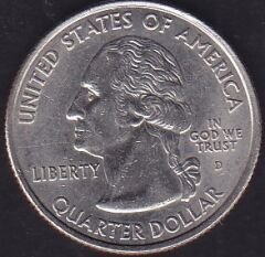 Amerika Çeyrek Dolar 2001 Hatıra North Carolina