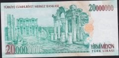 7.Emisyon 20 000 000 Lira B12 262029 Çok Çok Temiz+