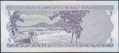 6.Emisyon 2.Tertip 5 Lira G28 363060 Çilaltı