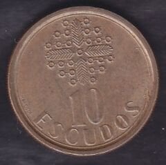 Portekiz 10 Escudos 1987
