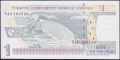 8.Emisyon 1 YTL A10 299546 Çil